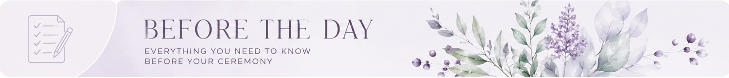 a banner saying Before the Day
