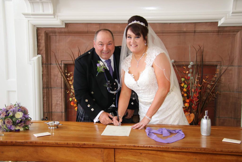 John and Michelle - Campbeltown Registration Office