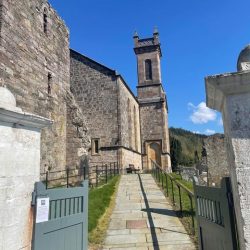 Entrance to Kilmun from gate