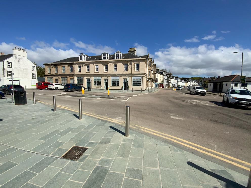 Image shows Lochgilphead town centre