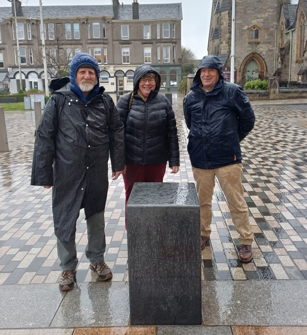Jim Chestnut, Sandra Kelly and Ruaraig Maciver