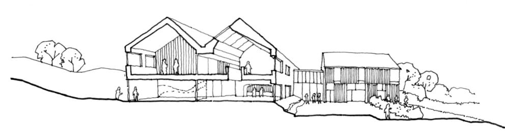 A concept image showing how Tobermory Campus could look
