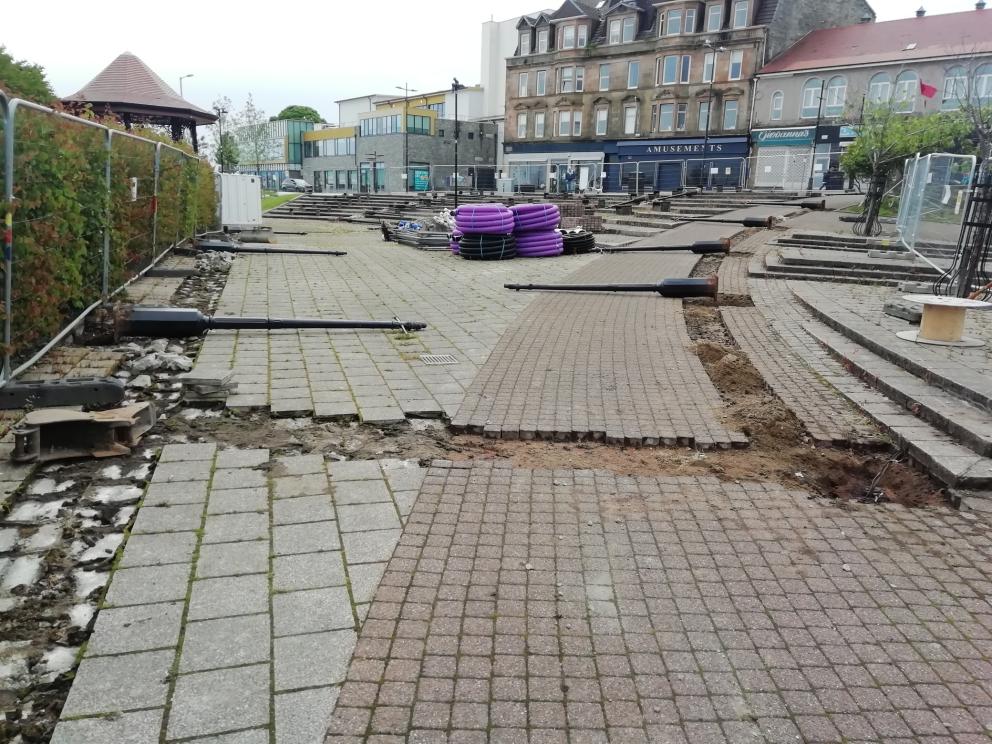 work on Argyll Gardens