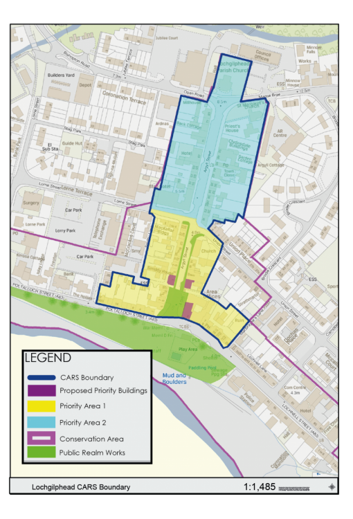 Lochgilphead CARS priority area map