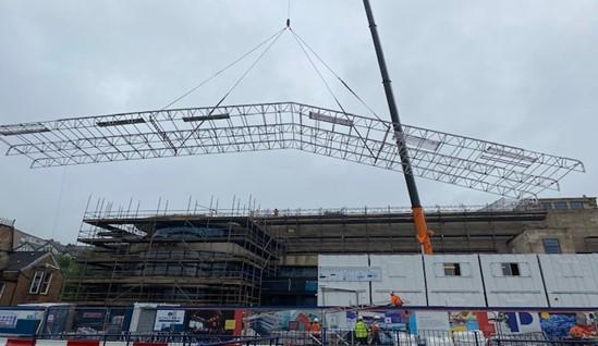 Rothesay Pavilion roof frame