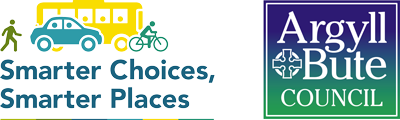 Smarter Choices, Smarter Places logo and Argyll and Bute Council logo
