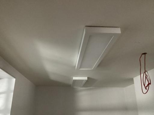 Light fittings installed in Caretakers House.