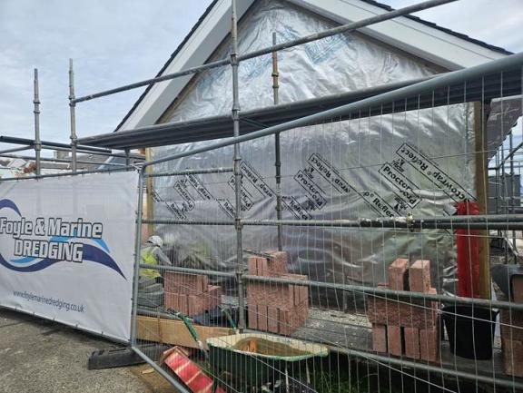 Toilet block exterior