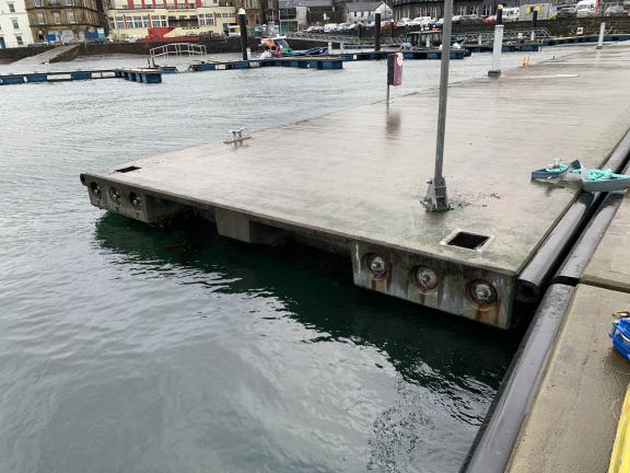 Exposed tension anchors