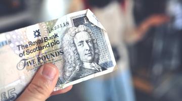 Scottish five pound note (RBS)