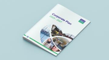 Image shows Argyll and Bute Council's Corporate Plan document 