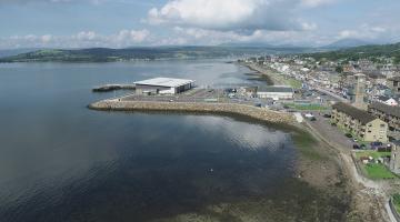 Aerial Photo Helensburgh Waterfront