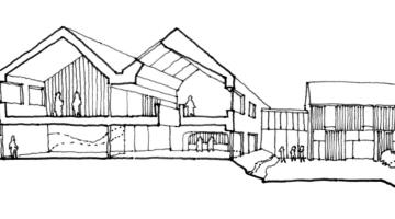 A concept image showing how Tobermory Campus could look