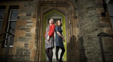 ann campbell and jenny hunter from dunoon burgh hall