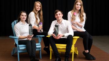 A picture of the winning Gulp team from Lochgilphead