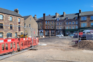 Burnside Square Campbeltown Flood Protection Progress