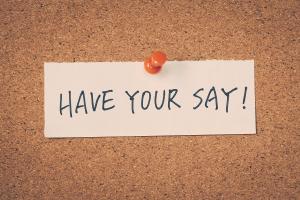 Have your say