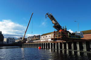work going on at Campbeltown Old Quay