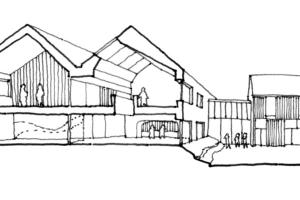 A concept image showing how Tobermory Campus could look