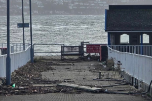 Kilcreggan pier damage