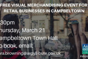 Free visual merchandising event for retail businesses