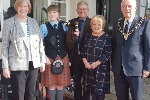 A photo of the Provost at the festival launch