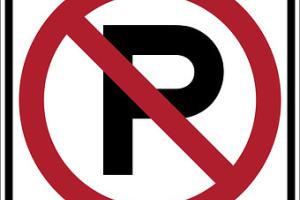 No parking sign