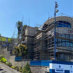 South and East Elevations Scaffolding Installation 