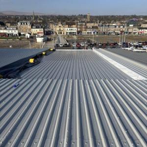 Image shows completed roof works 