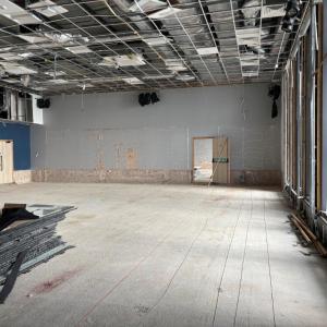Internal fabric works including the gym and studios 